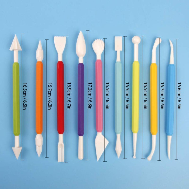 Amytalk 13PCS Fondant Tool  Cake Decorating Hand Tool  Double Head Metal Ball  Gum Paste Modeling Tools - Image 5